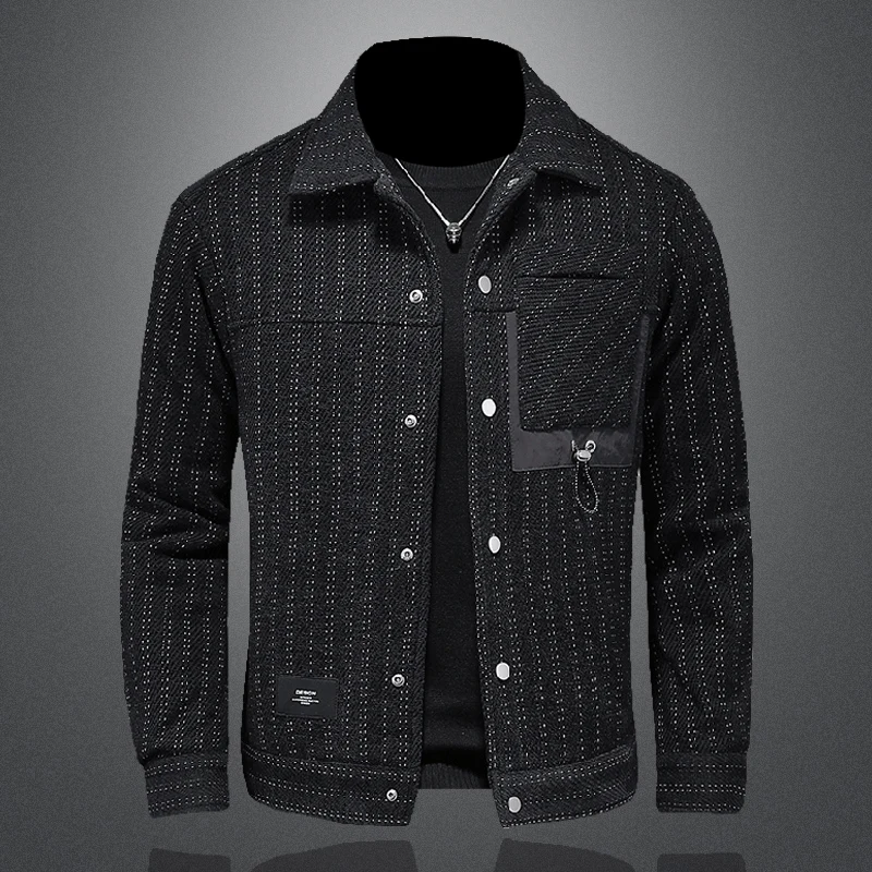 

Высококачественный мужской модный пуховик в стиле All with beautiful, повседневная куртка, полосатый пуховик, толстая (зима), повседневная куртка