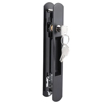 Serratura a gancio per finestra per porta scorrevole moderna porta in vetro Mobile singola chiusura a doppia faccia 20x2.8cm sicurezza domestica nascosta