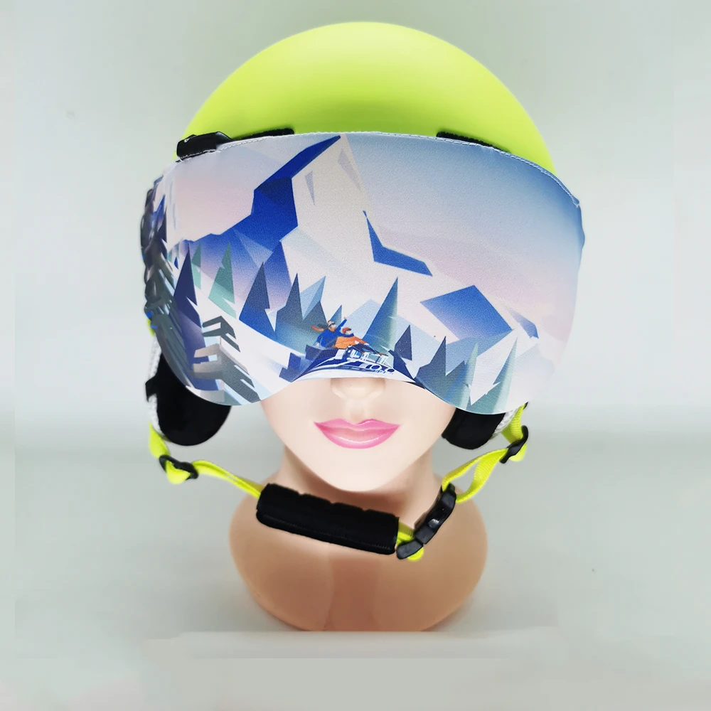 High Quality Scratch-Proof Skating helmet Visor Protector Cover cheap Youth snowboard helmet Lens Cover 6