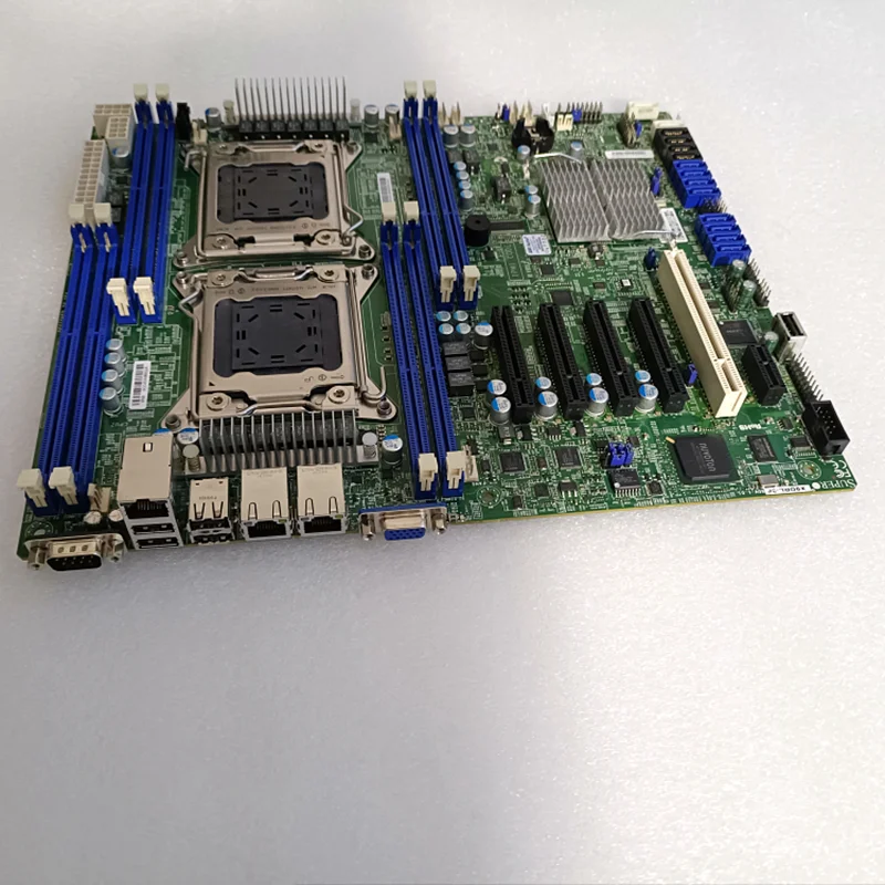 Supermicro X9DRL-3F X79 Dual 2011 Motherboard with NVME Boot Support, SAS Compatibility, and E5-26 Series V1/V2 CPU Compatibility Description Image.This Product Can Be Found With The Tag Names Computer Components, Computer Office, Motherboards