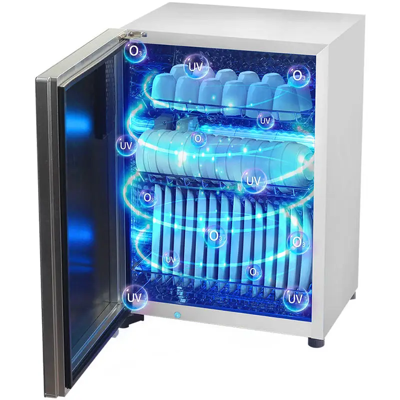 Portable Uvc Tableware Disinfecting Cabinet Equipment Multifunctional Ozone Disinfection Cabinet
