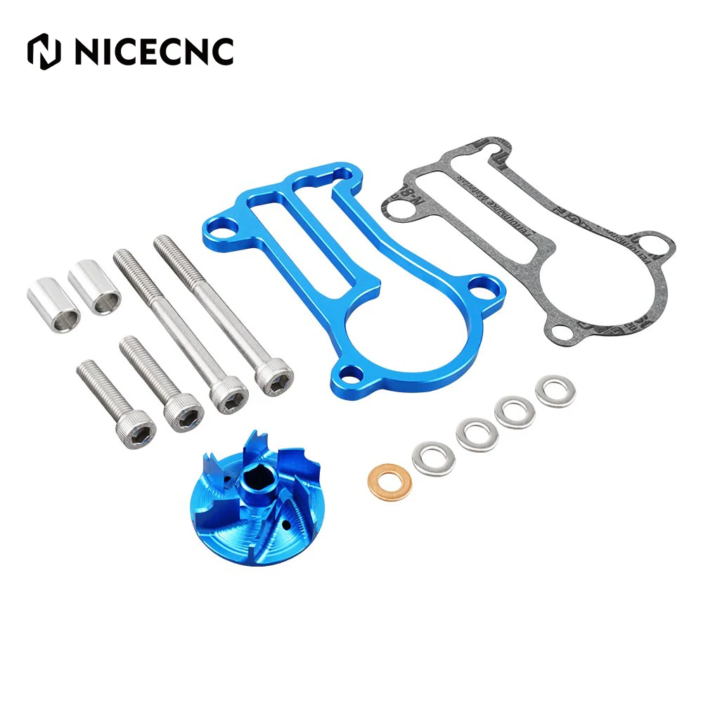 

NiceCNC Motorcycle Aluminum Oversized Water Pump Impeller Cooler Kit For Husqvarna TE250 TE300 2017-2019 TC250 TX300 2017-2018
