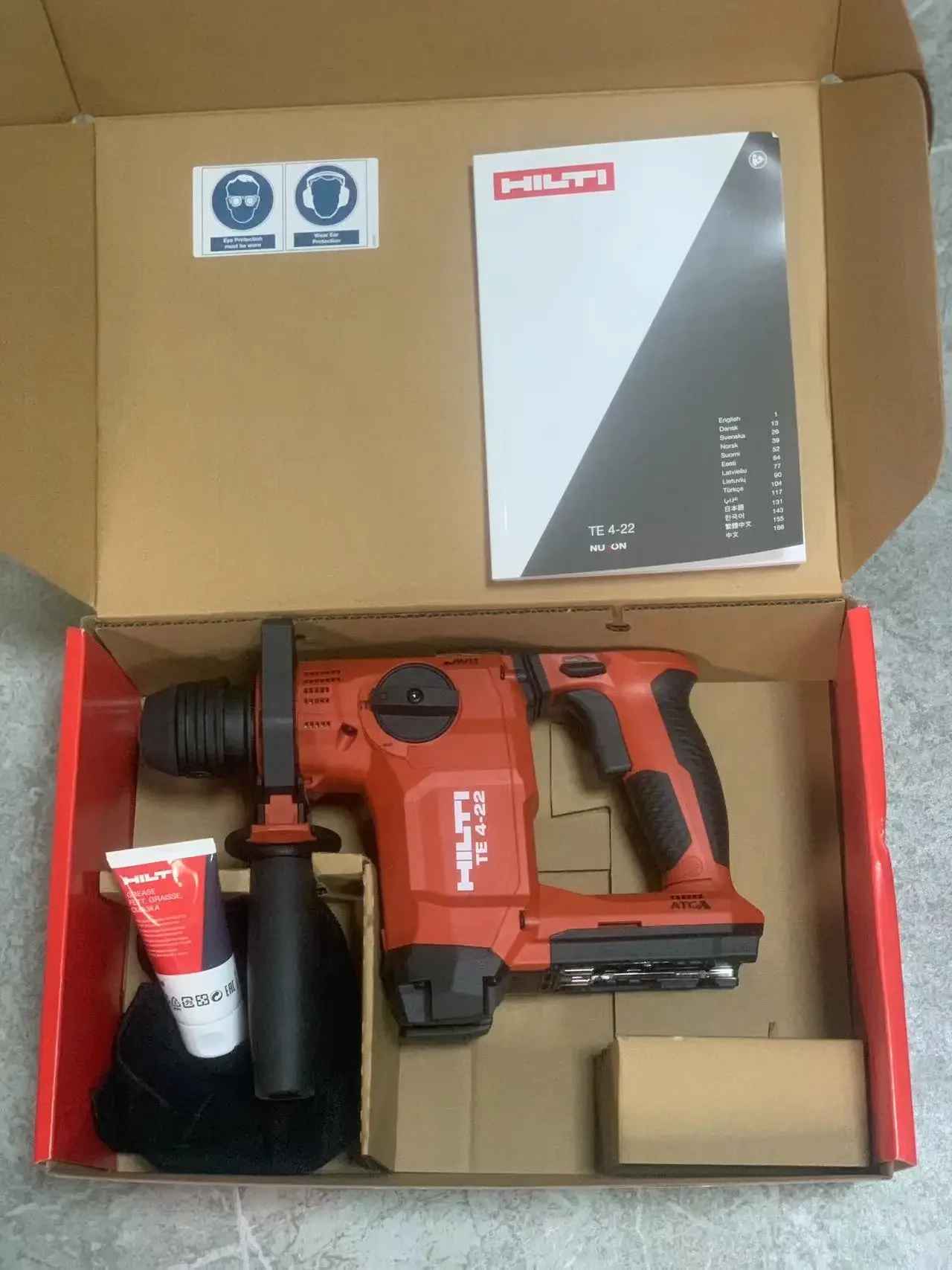 

New Hilti NURON 22V Lithium-Ion SDS Plus Cordless Rotary Hammer Drill TE 4-22 body only