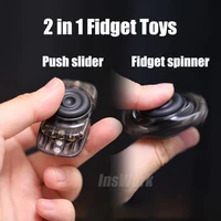 Gao Studio NAMPOO Fidget Spinner Push Slider 2 in 1 EDC Toys for Stress Relief Creative Novelty Toy Gift for You with Box 2