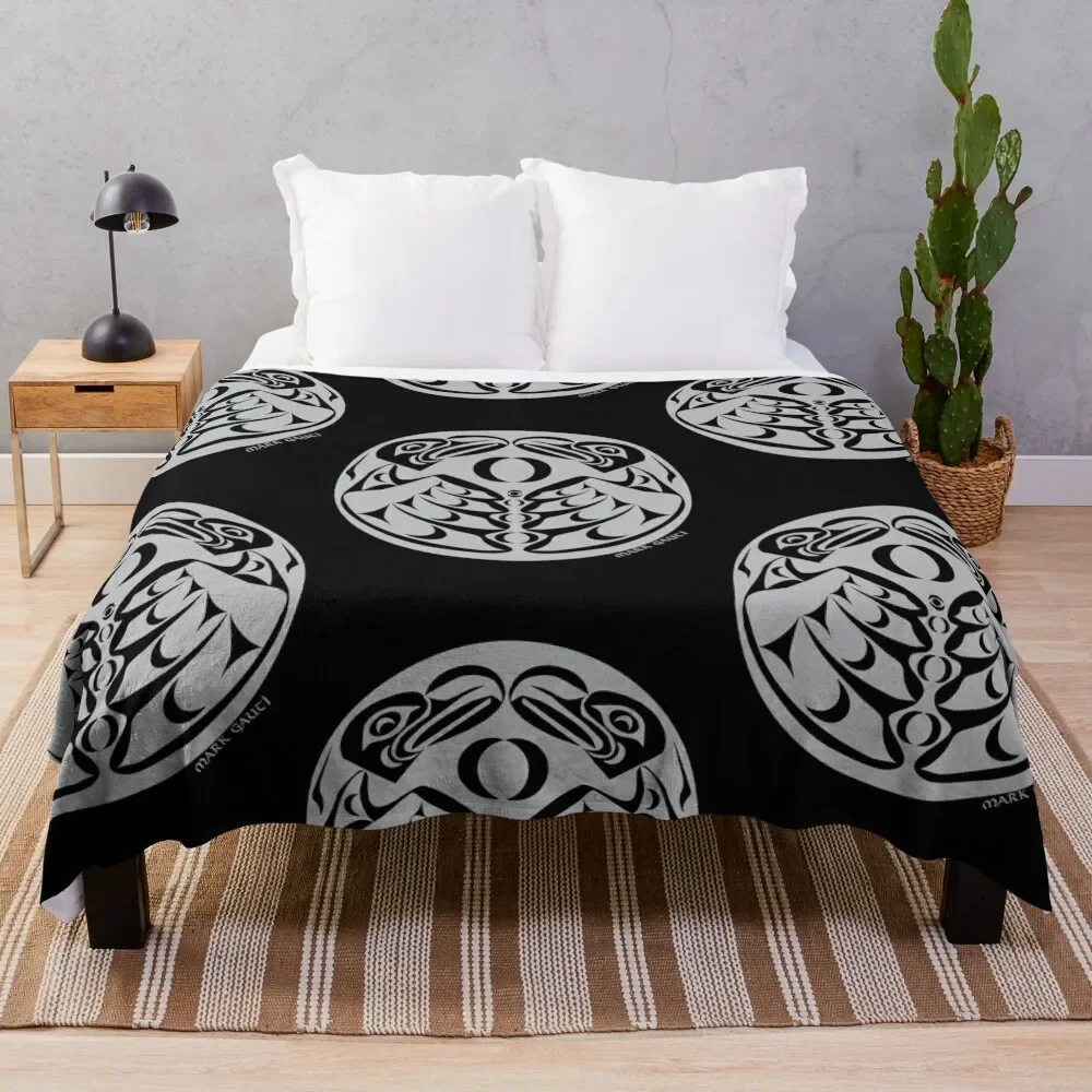 

Coast Salish Eagle Throw Blanket Baby Decorative Throw heavy to sleep Blankets