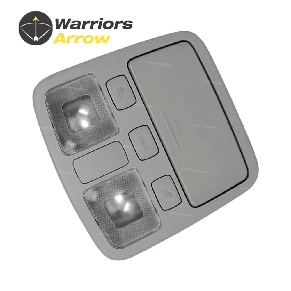 GrayOverheadConsoleReadingLightLampPlasticFront928001E200