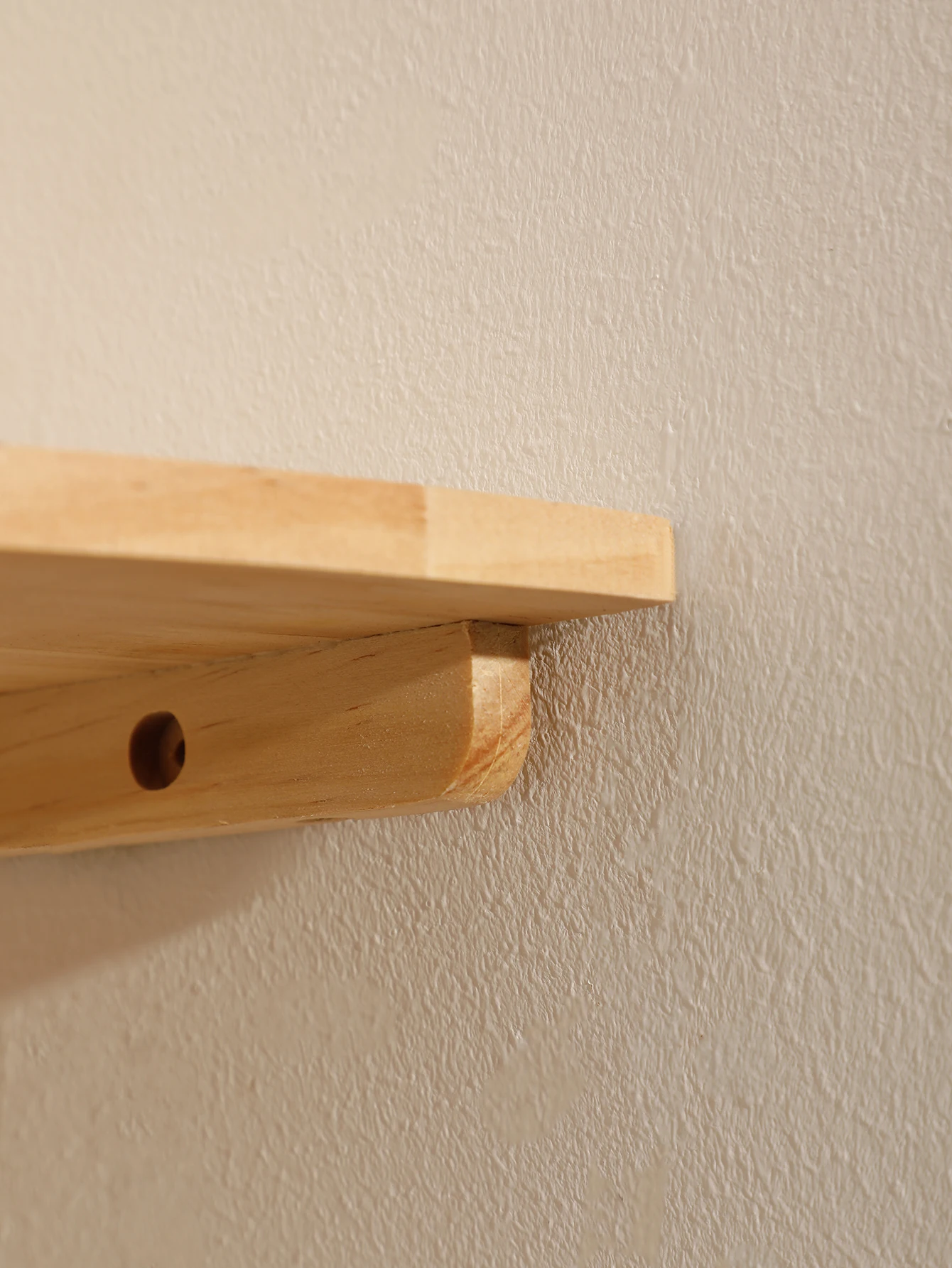 Wall Corner Shelves Wood Floating Wall Shelf Round End Wall Mounted Floating Corner Shelf for Bedroom Living Room and Kitchen 5