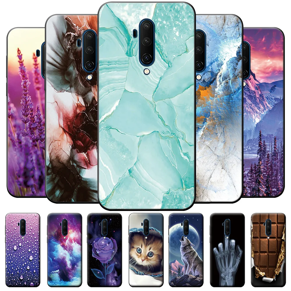 Per Oneplus 7T Pro Case 6.67 Cute Fashion Lovely Back Cover Custodia In Silicone Per Oneplus 7Pro Custodie One Plus 7 7T Pro Animal Bumper