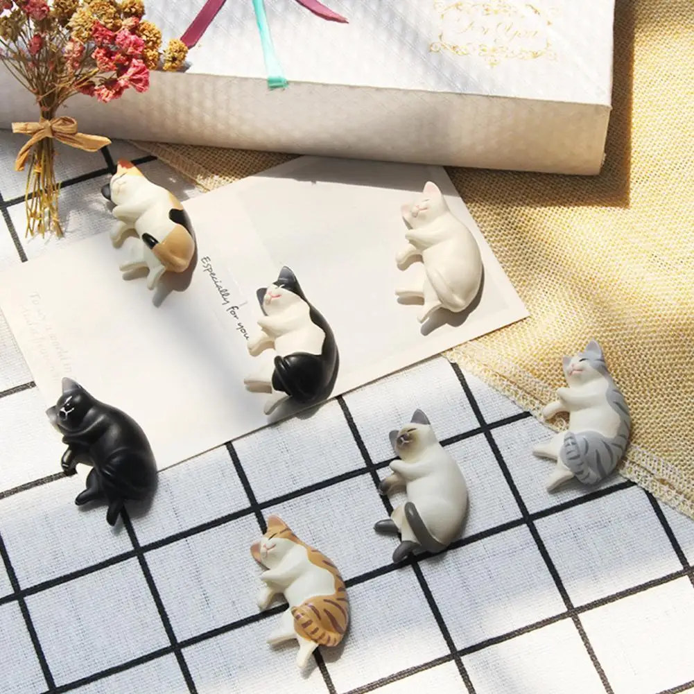 

Cute DIY Craft Refrigerator Sticker Cat Message Post Lightweight Handicraft