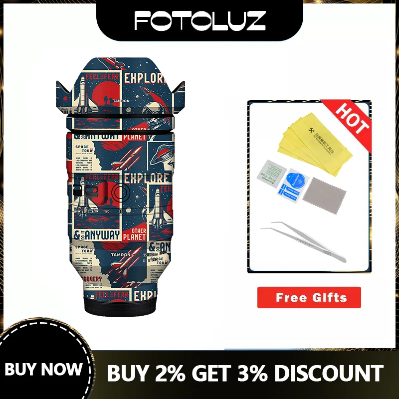 

Wrap Skin for Tamron FE35-150F2.8 Fashion Classic Lens Skin FE35-150F2.8 Camera Sticker Anti-scratch Protector Film Cover Decal