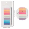 1200 Sheets Sticky Notes Set with Ruler for Index Tabs Page Markers 60 Colors 5