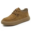 British Style Men's Suede Shoes Autumn Winter New Plush Retro Trend Low Top Shoes Men's Oxford Shoes Versatile for Daily Use 1
