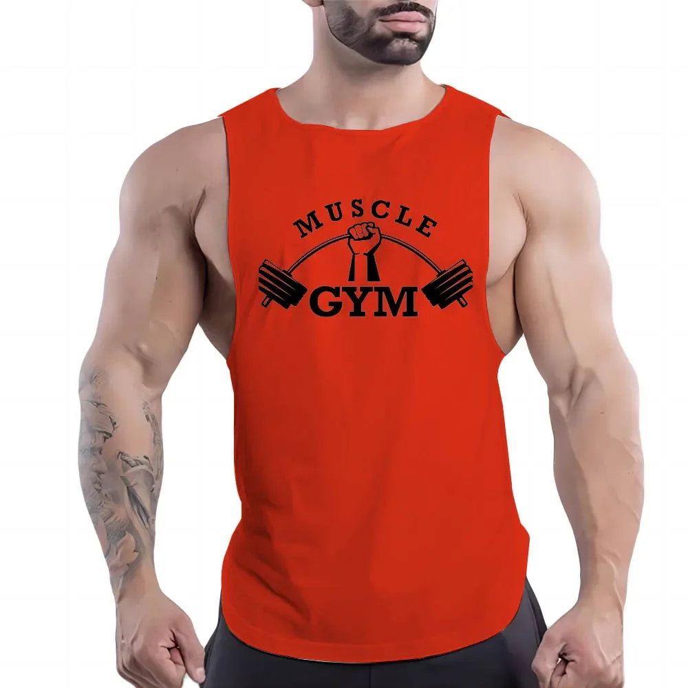 thumbnail image 1 of Camiseta sin mangas deportiva de secado rápido para hombre, ropa de gimnasio al aire libre, transpirable, moda de verano, Y2k, Fnaf, estampado de baloncesto, sin mangas, 1 of 5
