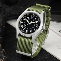 Militado Ml05 montre de terrain Vintage VH31 balayage deuxième mouvement à Quartz cristal saphir haute transparence revêtement AR lumineux 38Mm montres 3