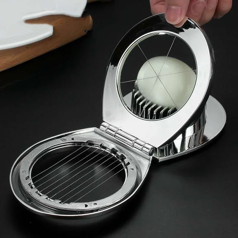 Egg Cutter Egg Slicer Zinc Alloy Kitchen Tools Eggs Divider Strawberry Cutter