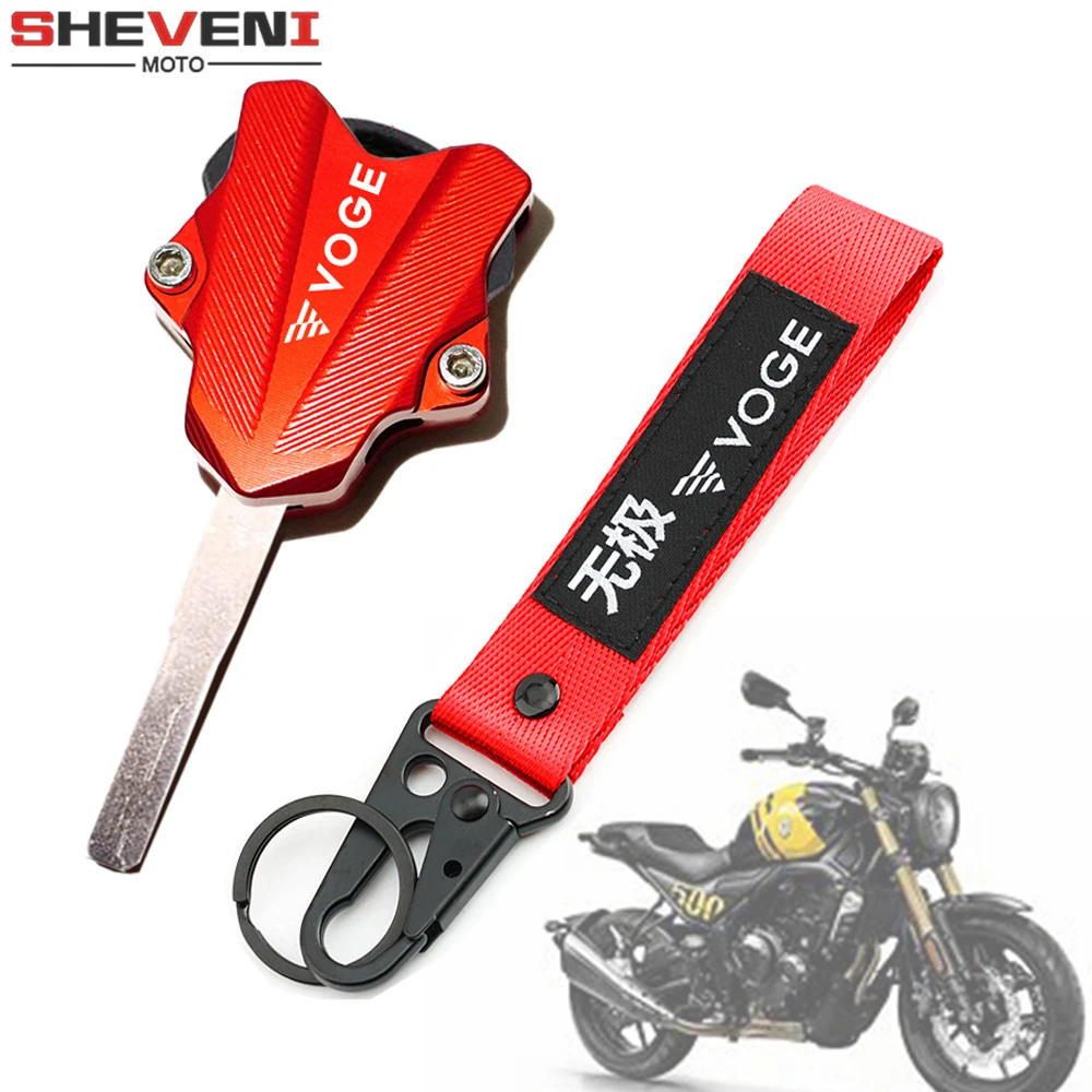 

For Loncin VOGE 500DS 500R 650DS 300RR 300AC 500 DS 500 R 650 DS New Motorcycle Key Cover Case Shell Embroidery Badge Keyring