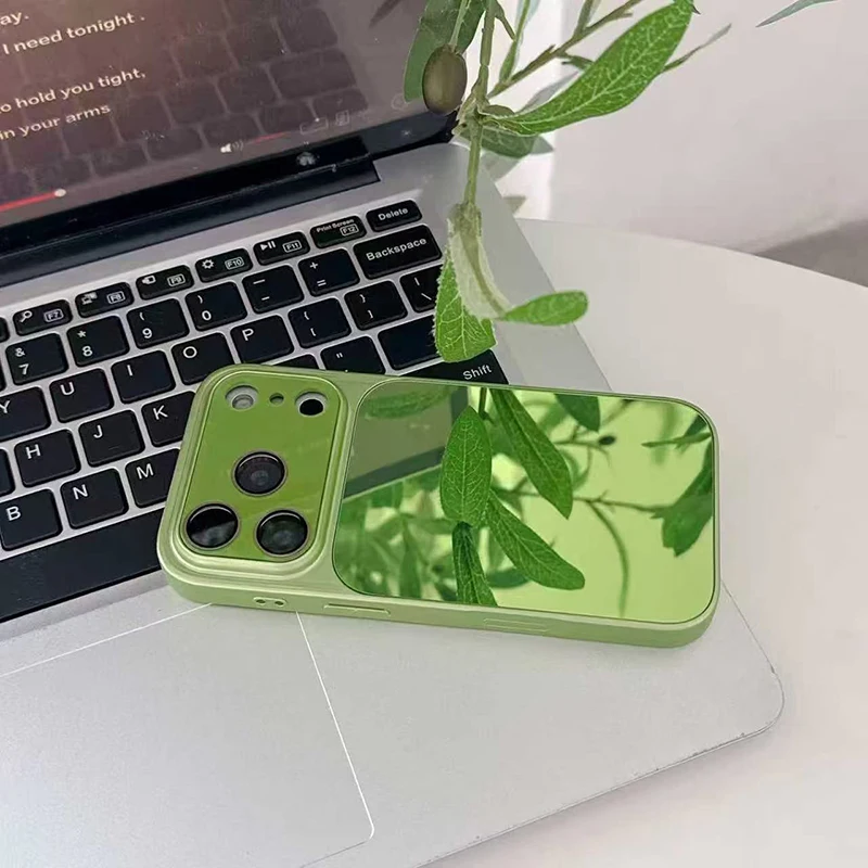 Premium Mirror Style Lens Protection Phone Case - All-Inclusive Design with Enhanced Durability