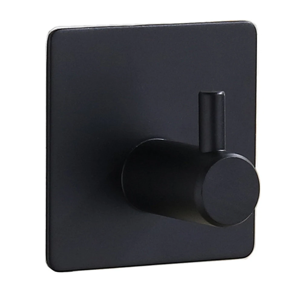 Adhesive Hooks Waterproof Wall-mounted Clothes Umbrella Keys Hats Storage Drill-free Decoration Hooks