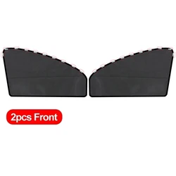 Magnetic UV Protection Car Window Sunshade Curtain - Auto Accessory (Front - 2pcs)