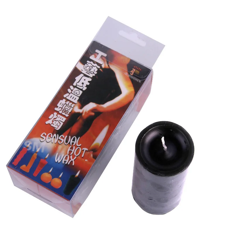 Adult Toys Low Temperature Candles Male and Female Wax Drip Training Female Slave Foreplay Flirting Low Temperature Candles Blac