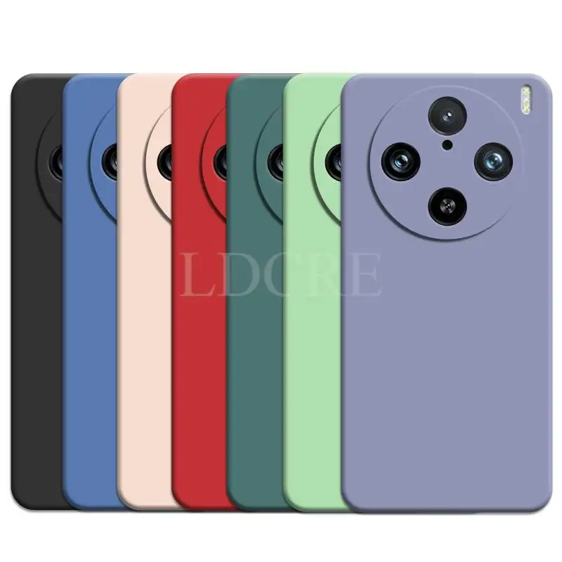 Per Vivo X100 Pro Custodia Custodia In Silicone Liquido Coque Cover Vivo X100 Pro Custodia Protettiva In Tpu Cover Vivo X100 Pro