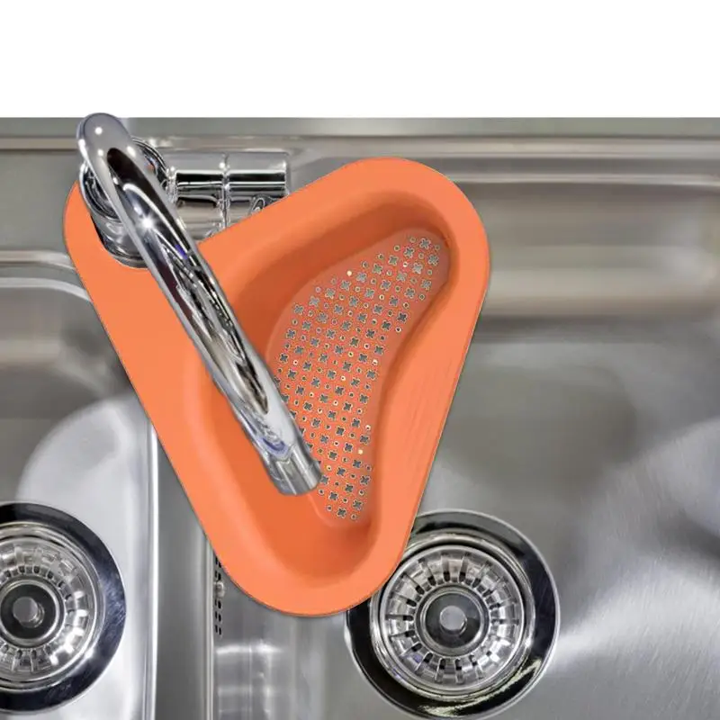 

Triangle Sink Filter Multifunctional Punch-Free Triangle Sink Filter Punch-Free Swan Triangle Sink Filter Kitchen Bathroom