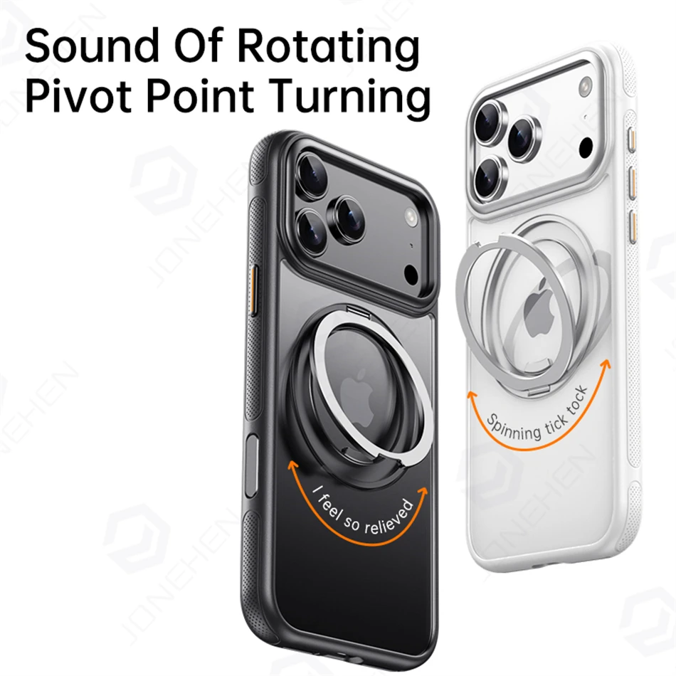 Magnetic 360° Rotating Sound-Torque Protective Armor Case