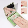 100 Sheets Portable Face Oil Absorbing Paper With Mirror Case Beauty Woman Facial Care Paper Absorbs Facial Fat Beauty 2