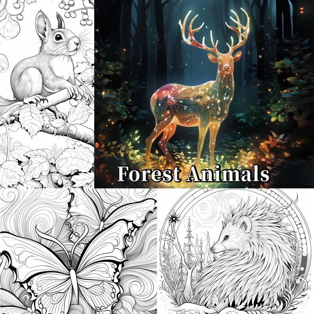 1pc Art Coloring Book 22 Page Coloring Books Gift For Birthday Party Relieve Stress Kill Time Graffiti Painting Drawing Art Book 4