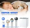 Portable Washer Machine  Capacity Mini Washing Machine 2 in 1 Compact Washer and Dryer Combo Twin Tub Laundry 6