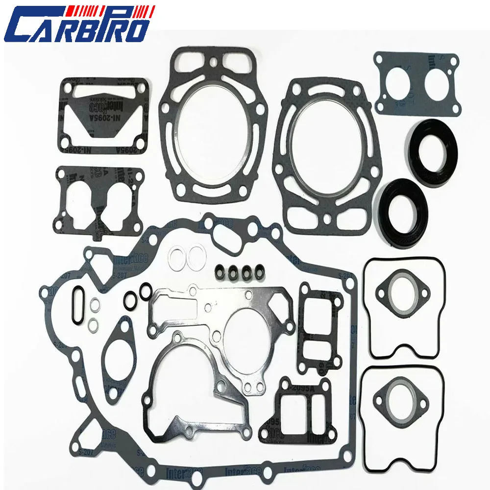 Gasket Kit For Kawasaki Gas Mule Kaf620 One Set W/2 Oil Seals Complete