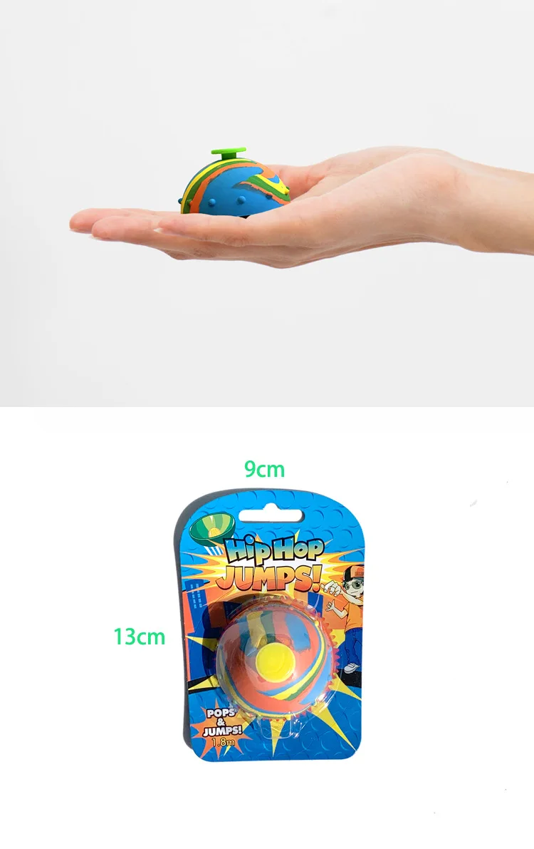 HipHop Jumps Children Outdoor Sports Color Bounce Bowl Toys Adult Kids Relieve Stress Bouncing Ball Hemisphere Fidget Toys Gifts squeeze ball maker