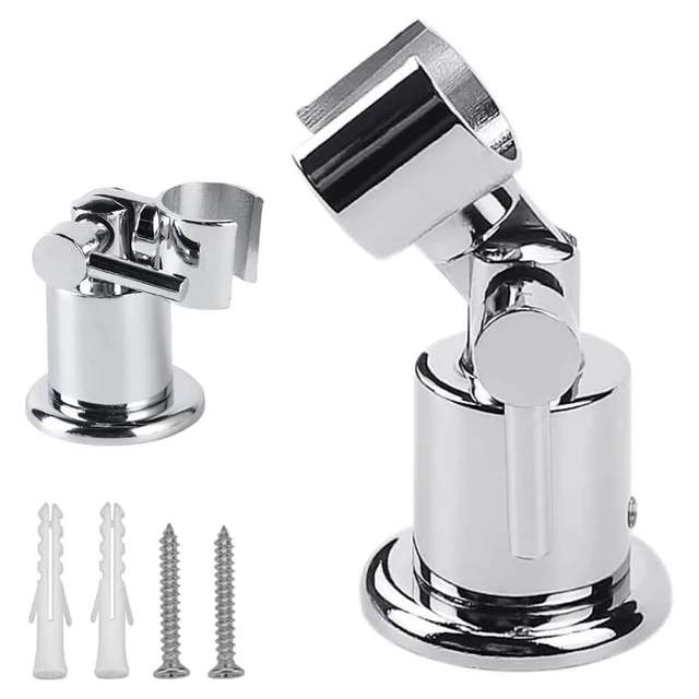 Supporto Soffione Doccia A Ventosa - Regolabile 360&deg;, Senza Foratura, Per Pareti Lisce