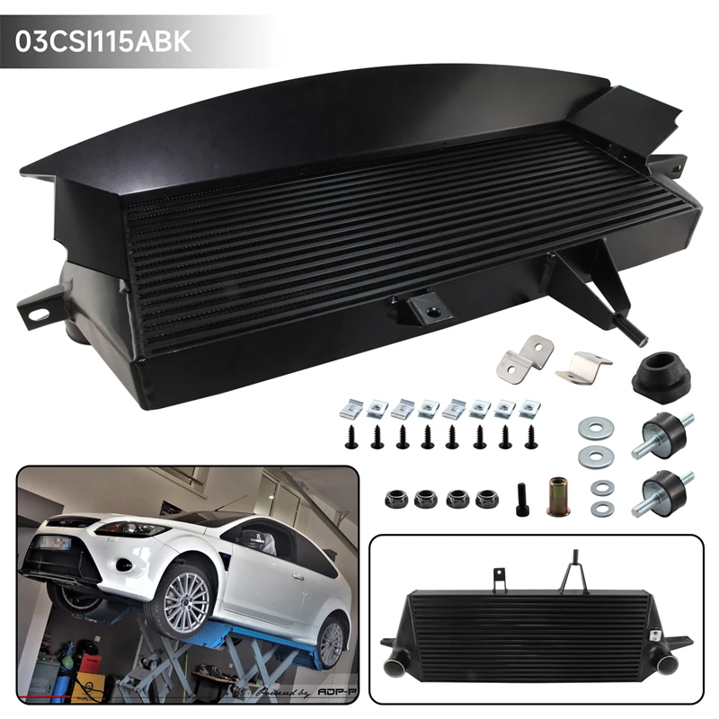 Nuovissimo Kit Intercooler Per Montaggio Anteriore Black Performance Per Ford Focus Mk2 Mk Ii Rs / Rs500 2009-2010