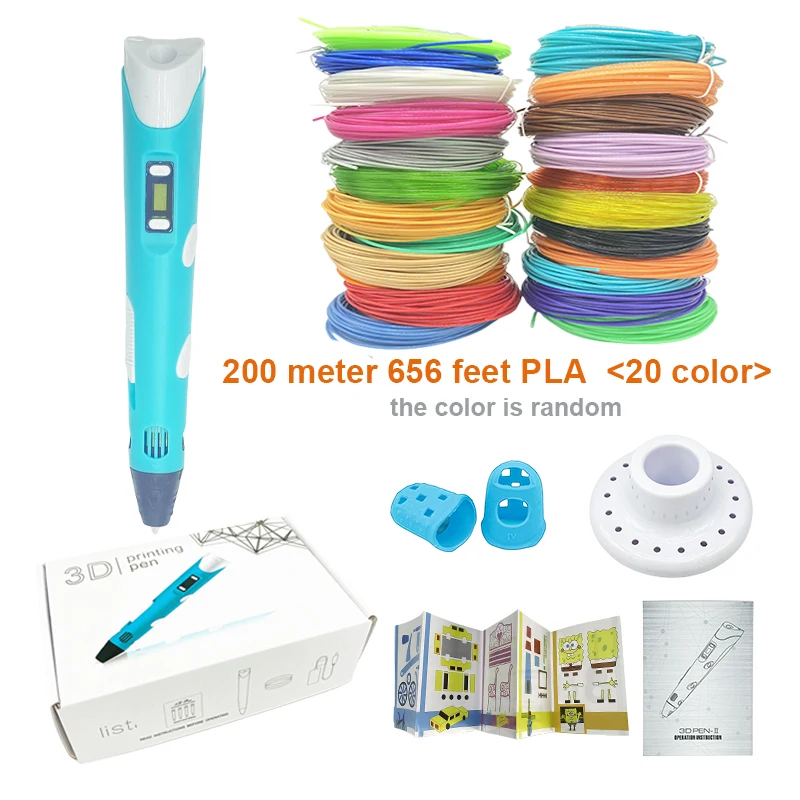 3D Pen Kit Combo Printer Diy Drawing Pencil Printing Toy for Kids With PLA  Filament Paiting Kids Design Christmas Birthday Gift - AliExpress