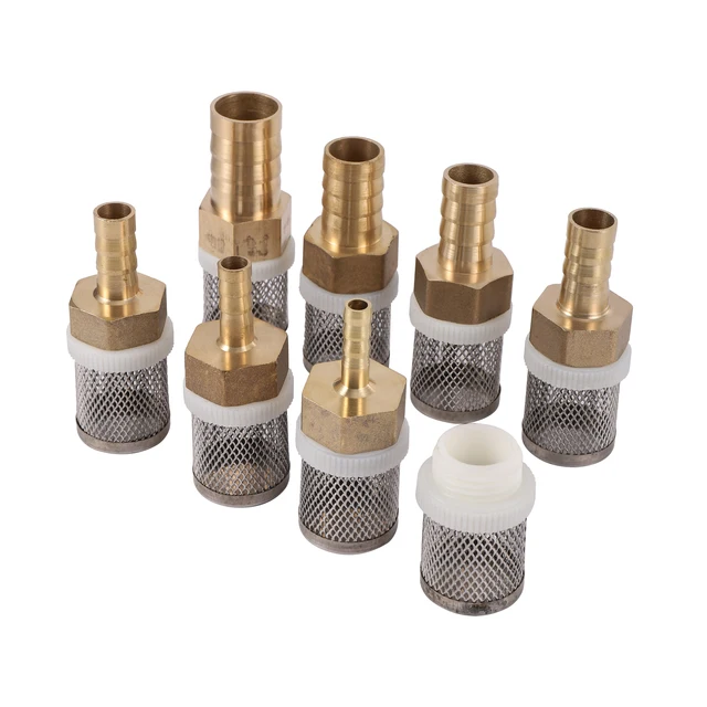 1 Pc 1/2 "Hímszűrő 6 ~ 19 Mm -Es Vízszivattyú Tömlőszűrő Sárgaréz Szűrő Idegen Anyag Védő Tömlőszerszám