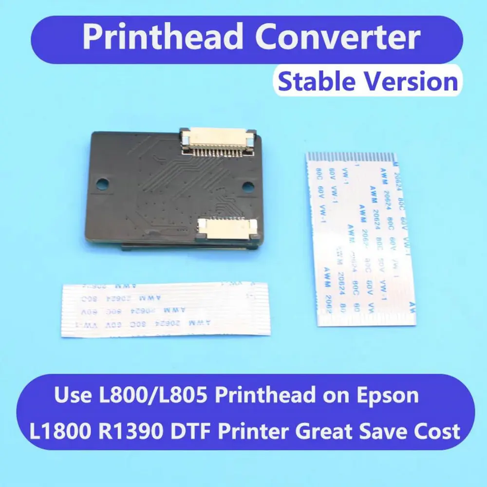 Kit Conversor de Cabeça de Impressão para Epson L1800 1390 Dtf Dtg Impressora uv L805 L800 Placa Adaptadora a4 a a3 - Imagem 3