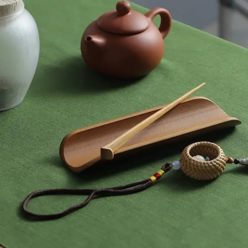 Natural Bamboo Tea Scoop Chinese Style Kung Fu Tea Set