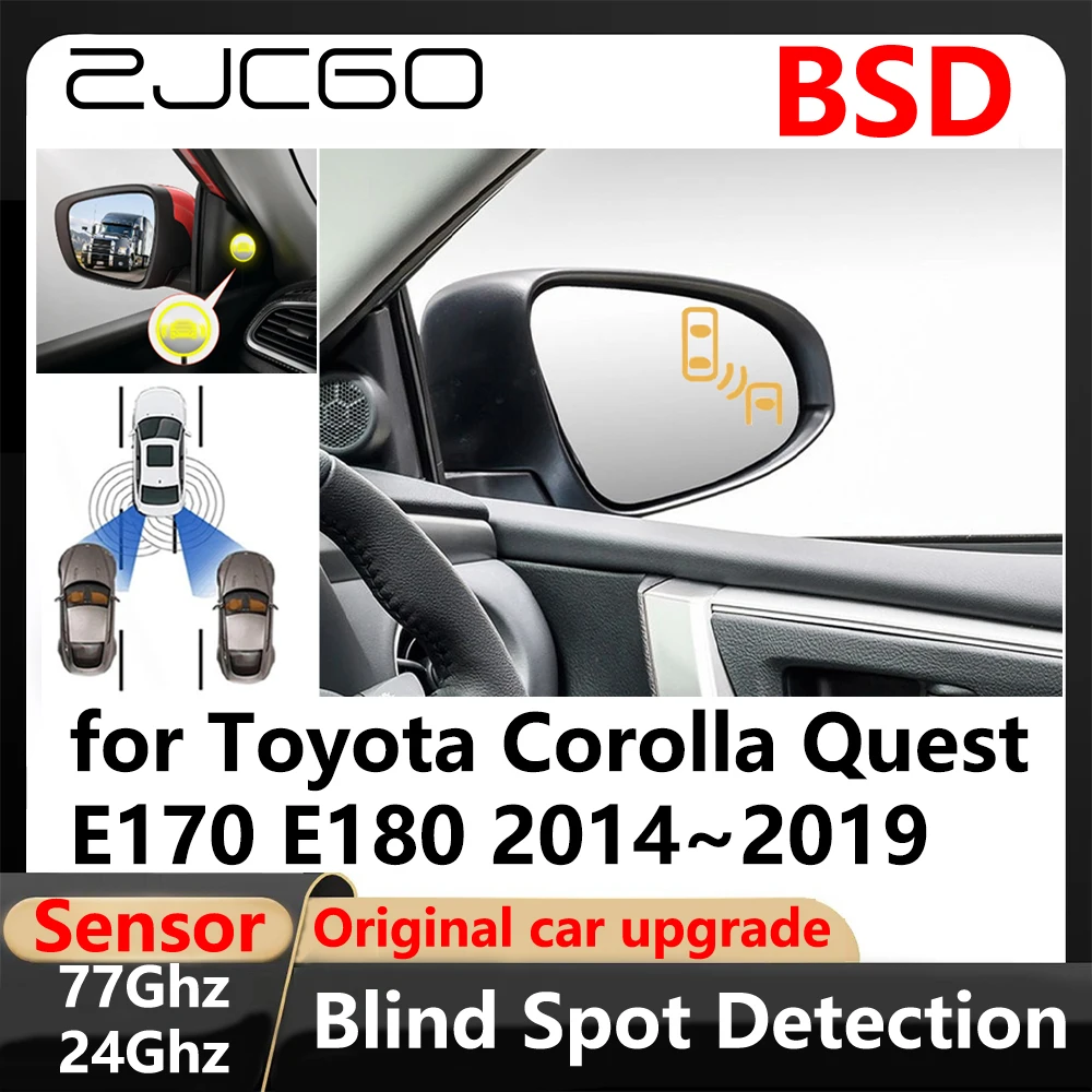 

BSD Blind Spot Detection Lane Change Assisted Parking Driving Warnin for Toyota Corolla Quest E170 E180 2014~2019