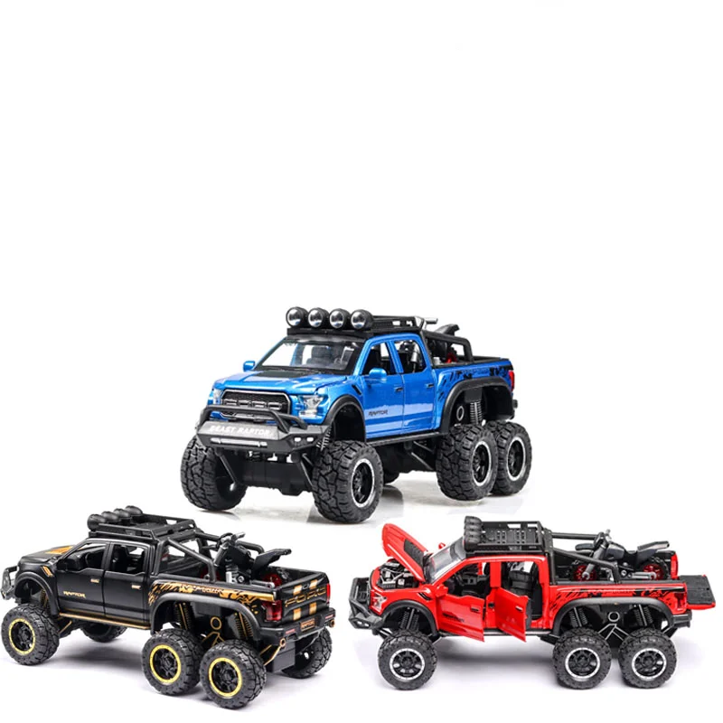 Модель автомобиля KaKBeir 1:24 Ford F150 из сплава, литой игрушечный автомобиль, детская коллекционная игрушка