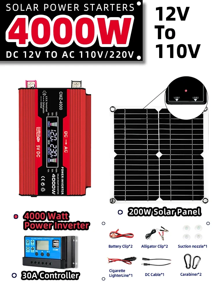 4000W 110V Red