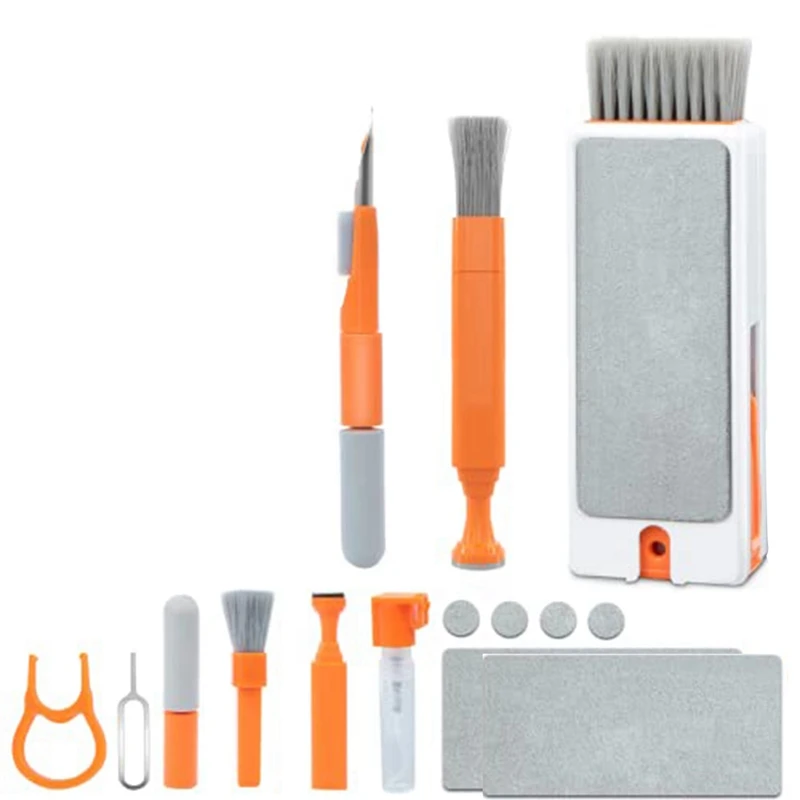 

11 в 1, набор для чистки клавиатуры телефона, инструмент для чистки клавиатуры для камеры