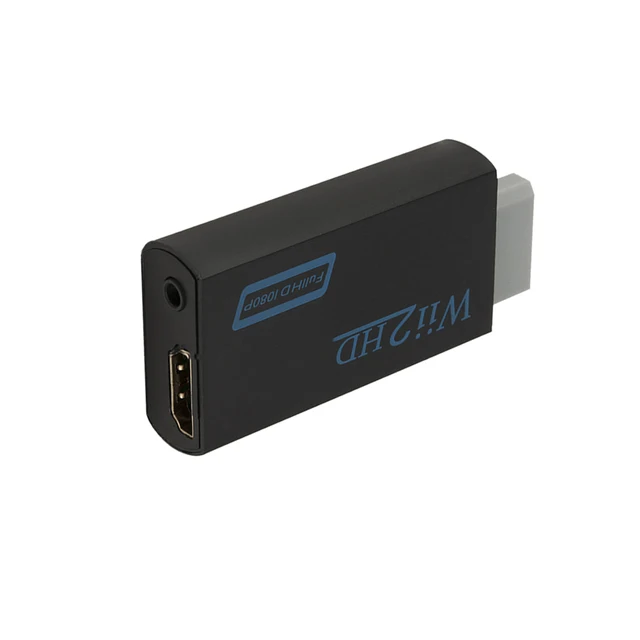 Hdmi Converter Wii Display Black And White Full HD 1080P Wii To