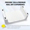 UV LED Lamp for Press On Nail Dryer Fast Dry 87 LEDs Nail Drying Lamp With Hand Pillow for Curing All Gel Nail Polish Manicure 3