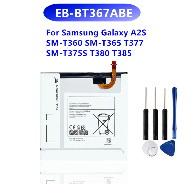 Batería de repuesto Original para Samsung, EB BT367ABA mAh de 5000