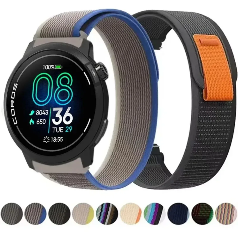 Trail Nylon Band - Lightweight & Comfortable Wristband, 22mm/20mm