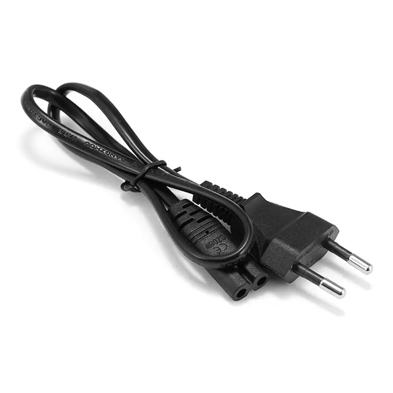 EU Power Kabel 2pin IEC320 C7 Power Verlängerung Kabel Für Dell Laptop Ladegerät Canon Epson Drucker Radio Lautsprecher PS4 XBOX one S