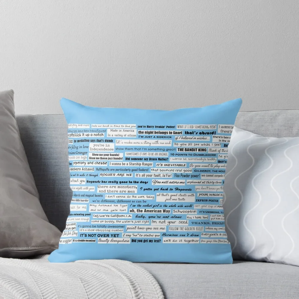 

Team StarKid Quote Collage Throw Pillow Cushion Cover Christmas Pillowcase