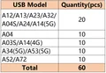 Mix Models 60pcs