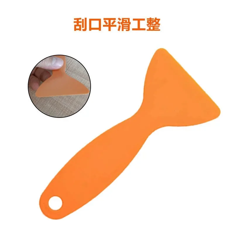 Multi-Purpose Dual Material Squeegee - Bubble Free Film Installation, Anti-Slip Grip, Sticker Residue Removal Tool